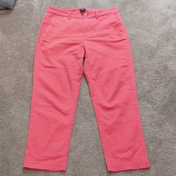 J. Crew Pants - J. Crew Pink Straight Leg Chino Size 4